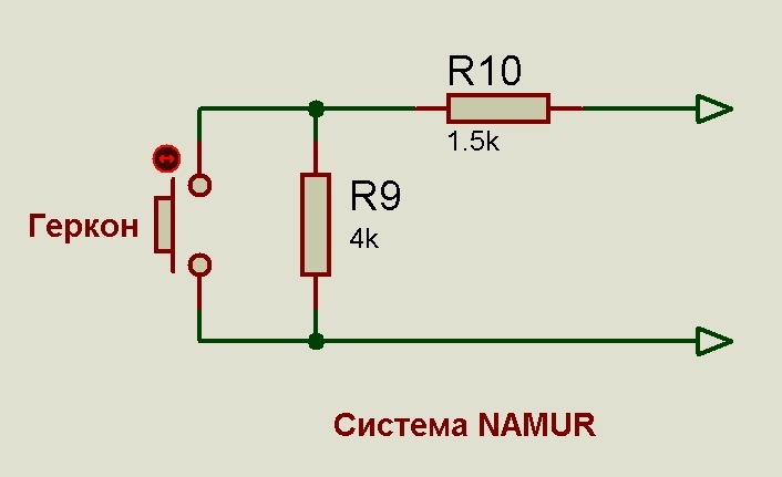 Схема датчика namur