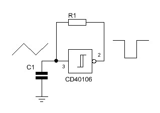 Cd40106bm схема включения