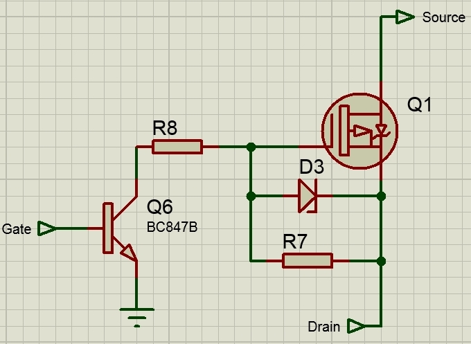 P mosfet схема включения