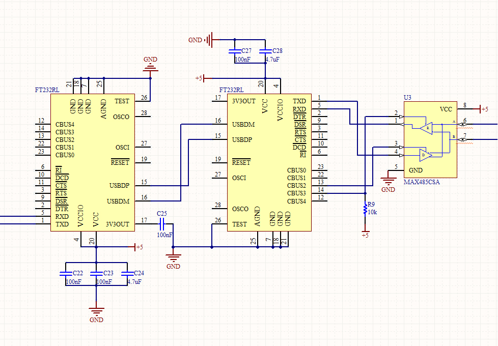 Схема rs485 ttl