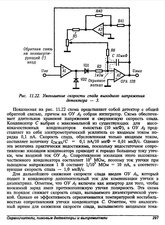 Типы пиковых детекторов схемы пиковых детекторов