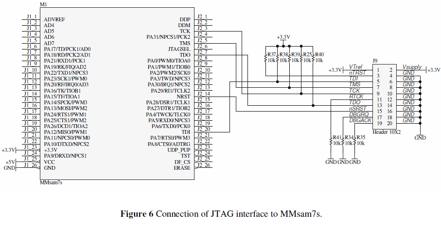 Схема подключения jtag