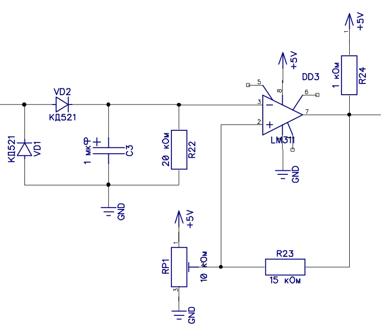 Lm311 схема подключения