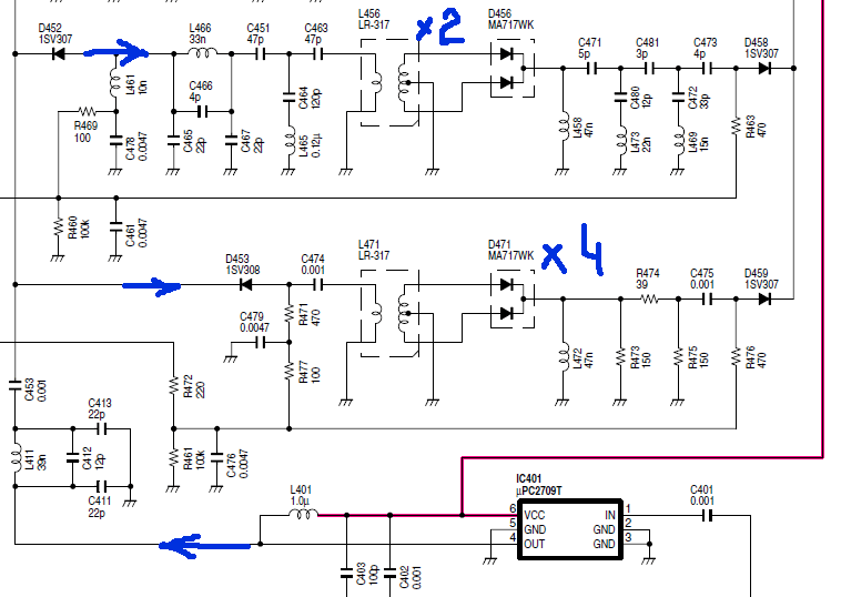 Goon tracker. Гун на микросхемах 50 МГЦ. VCO 1602 МГЦ. Гун схема. Гун на микросхеме.