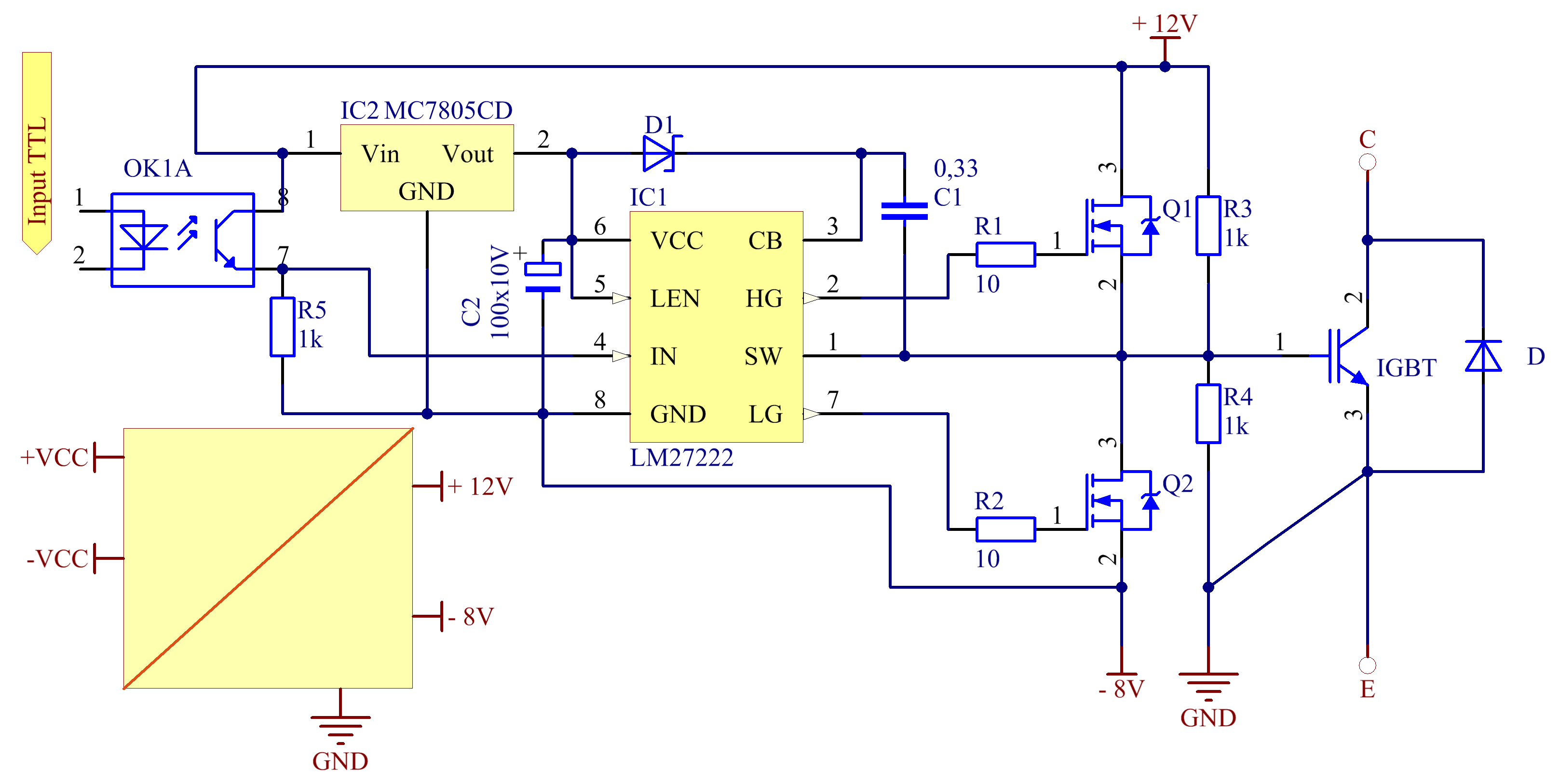 A3120 микросхема схема включения