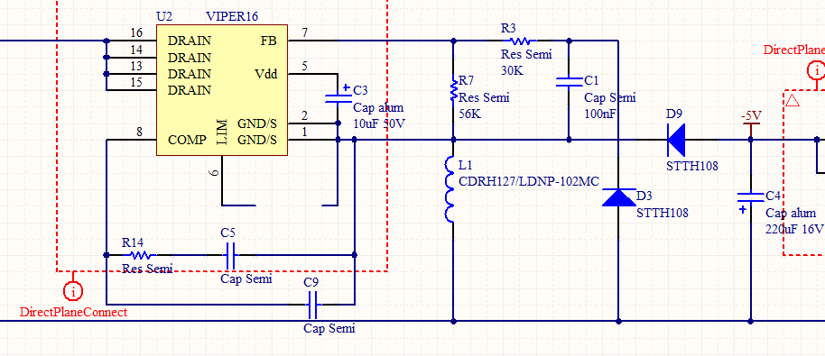 Viper12a datasheet схема