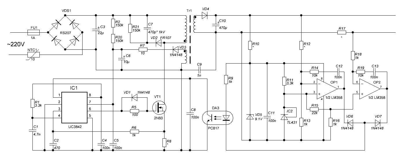 Sr9916b схема включения