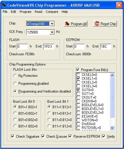 Bit программа. Заводские Фьюз биты atmega8. Fuse биты atmega8. Avrdude fuse биты atmega8. CODEVISIONAVR часы atmega8.