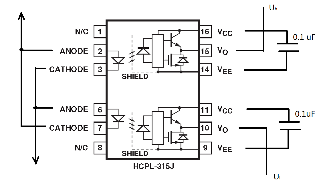 Hcpl316 схема включения