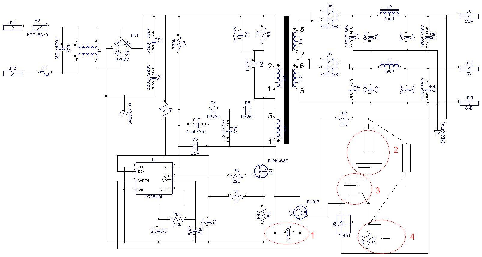 Astec aa20550 схема