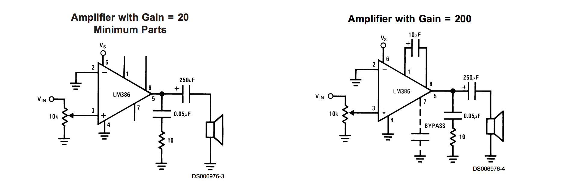 Lm386 datasheet на русском схема