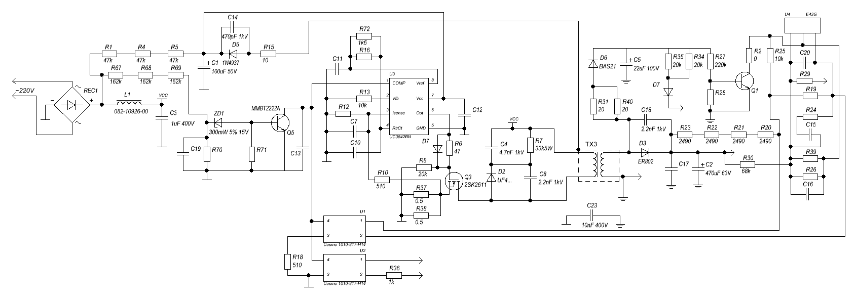 Cyberpower br850elcd схема