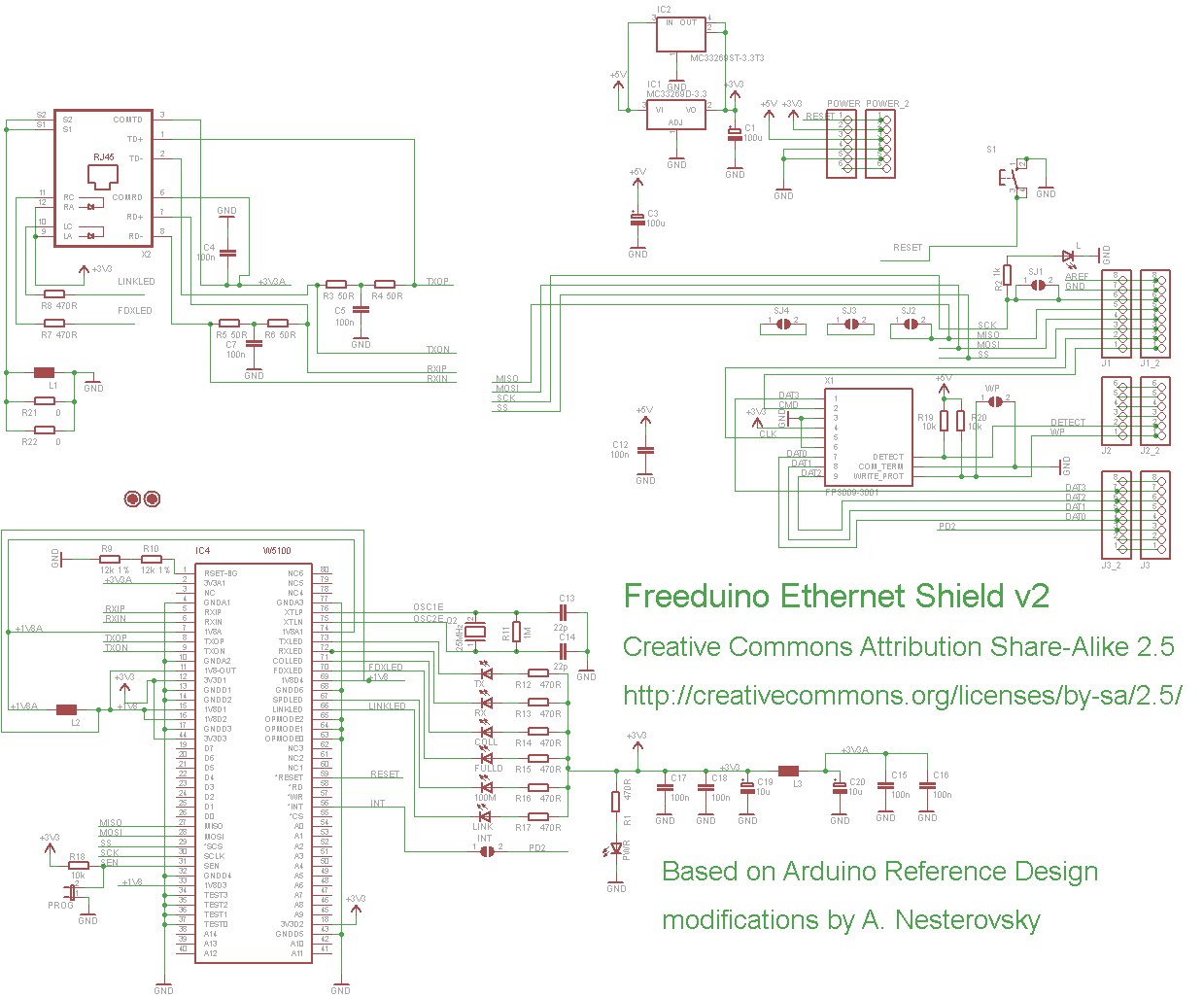 Wiznet w5500 схема