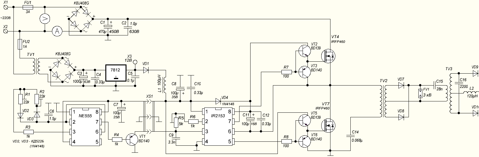 Irfp90n20d схема включения