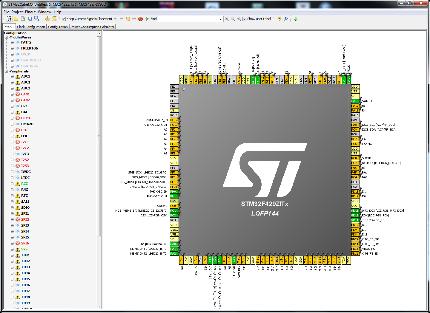 Stm32f429i disco схема