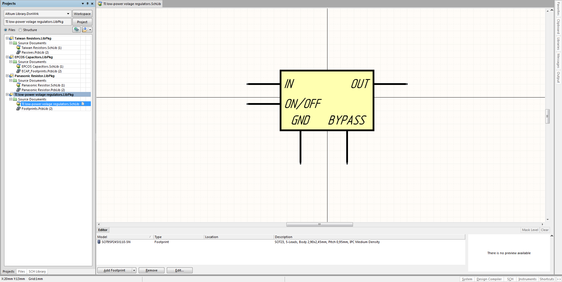 Altium designer обновить компонент на схеме из библиотеки