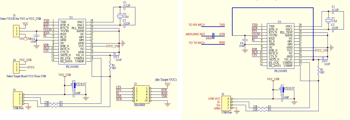 Usb ttl pl2303hx схема