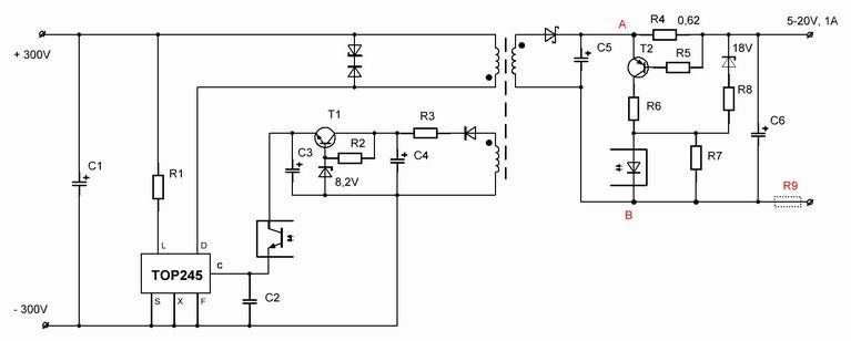 Sd6835 схема блока питания