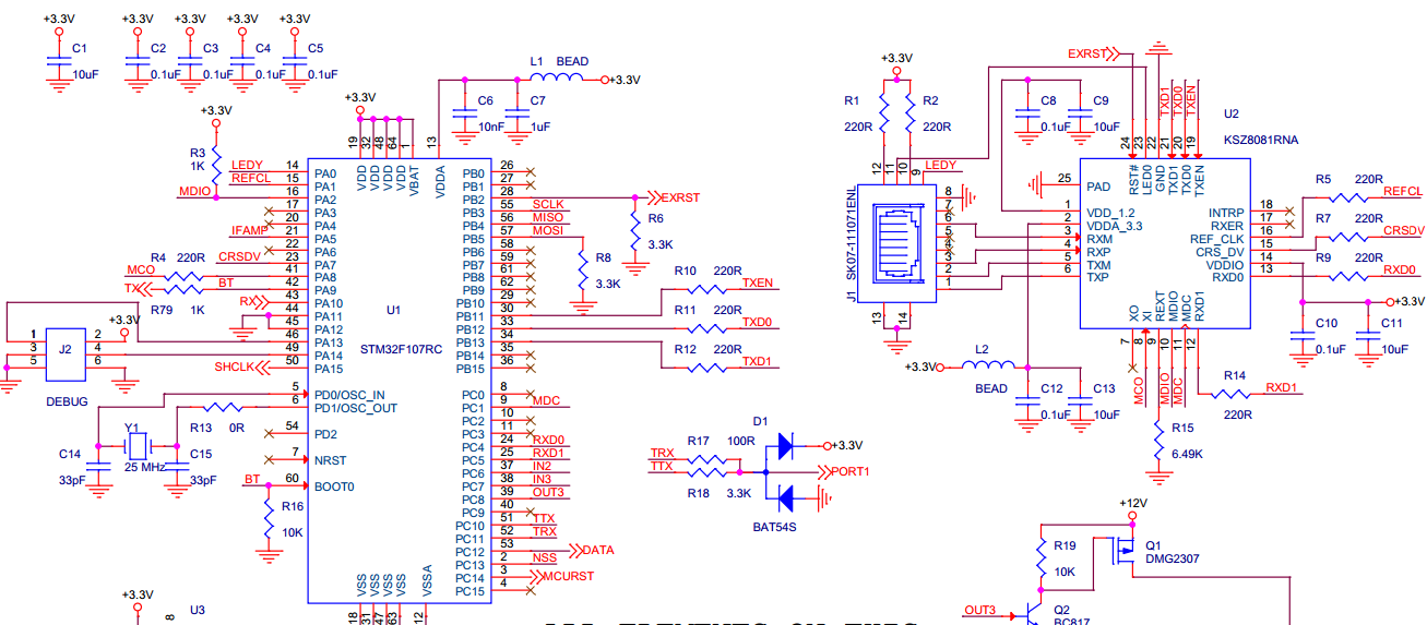 Lan8720a схема включения