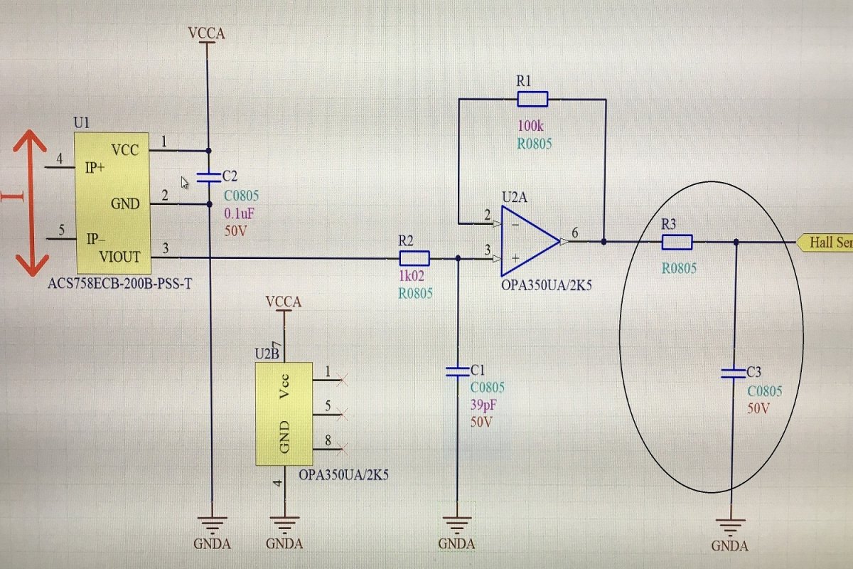 Датчик холла для измерения тока,нужен ли RC фильтр на выходе. -  Схемотехника - Форум ELECTRONIX