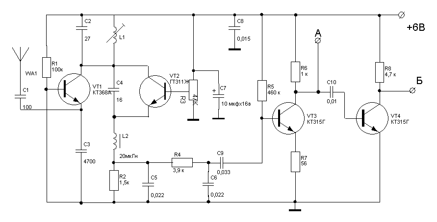 Приемник на 27 мгц своими руками схема