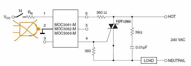 Tlp3062 схема включения