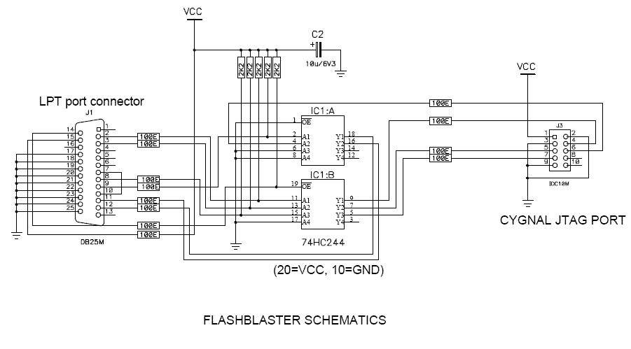 Jtag схема подключения